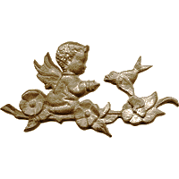 #71<br /><b>Cherub w/ Bird</b>